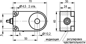 Габариты ISB R1A5-32N-R10-LZ